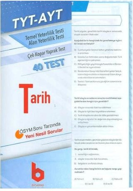 TYT-AYT Tarih Çek - Kopar Yaprak Test