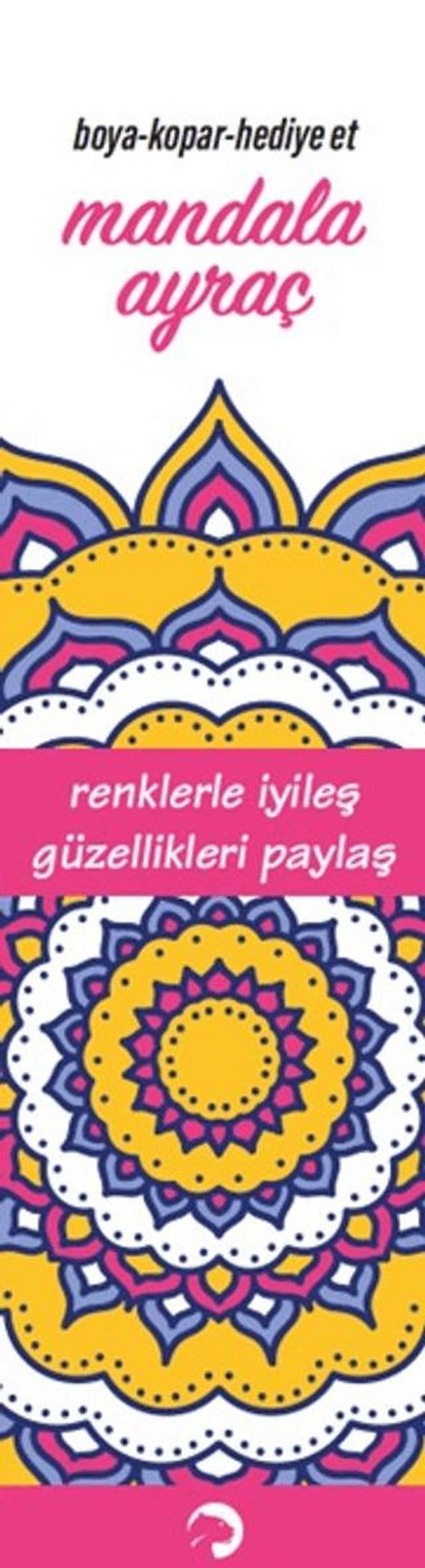 Mandala Ayraç - Pembe | Leopar Yayınları