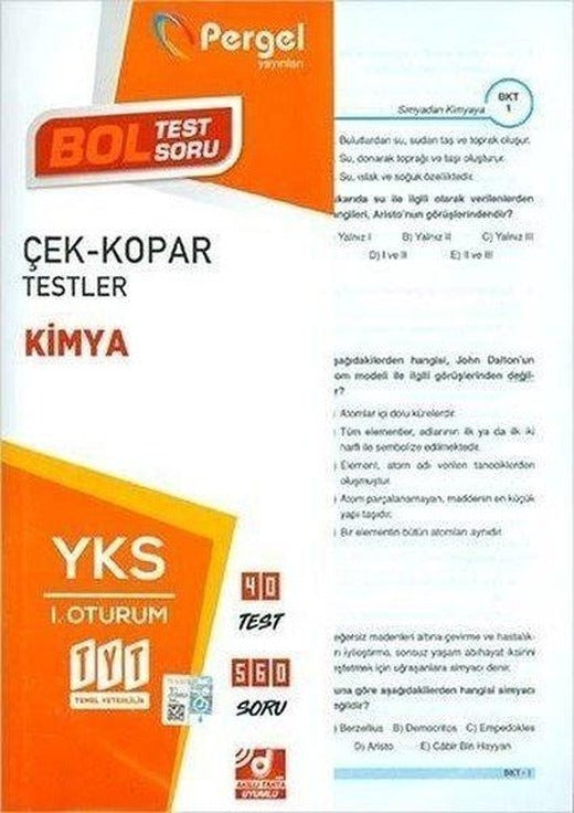 TYT Kimya Çek Kopar Testler | Pergel (İnce Kapak)