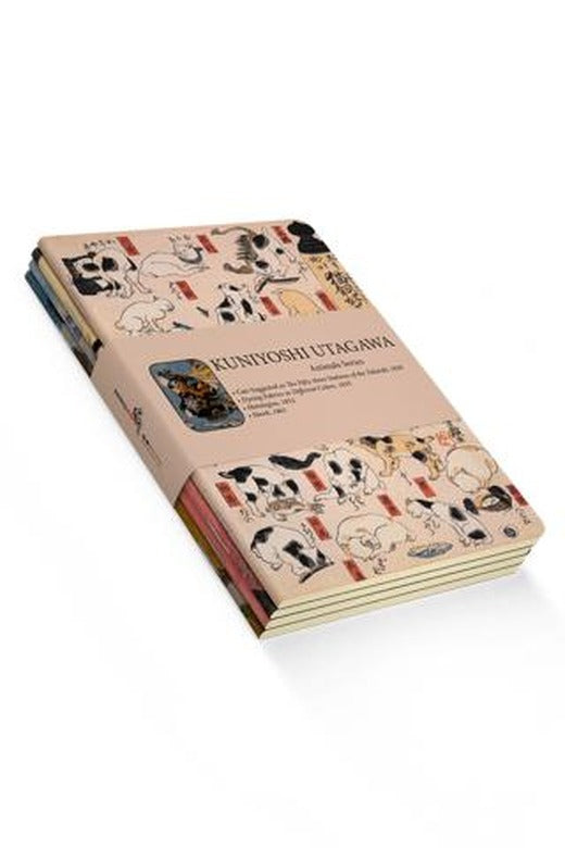 Kuniyoshi Utagawa Dörtlü Defter Seti 2 - Animals Series | Retronote