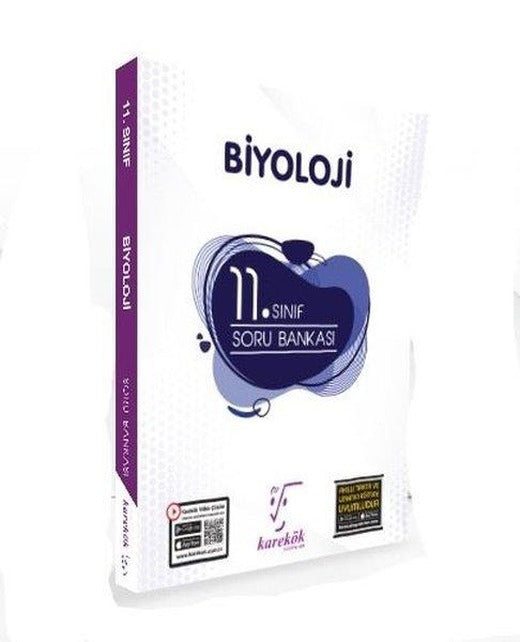 11. Sınıf Biyoloji Soru Bankası | Karekök Eğitim Yayın (İnce Kapak)