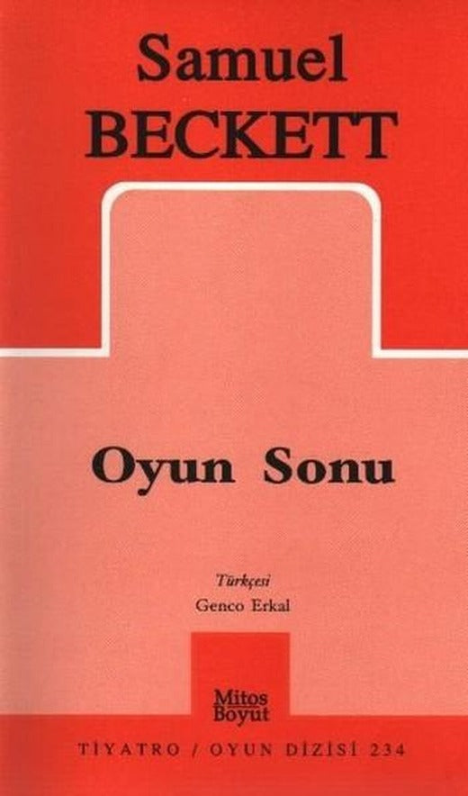 Oyun Sonu | Mitos Boyut Yayınları - Tiyatro Oyun Dizisi (İnce Kapak)