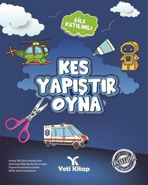 Kes Yapıştır Oyna 2 | Yeti Kitap (İnce Kapak)