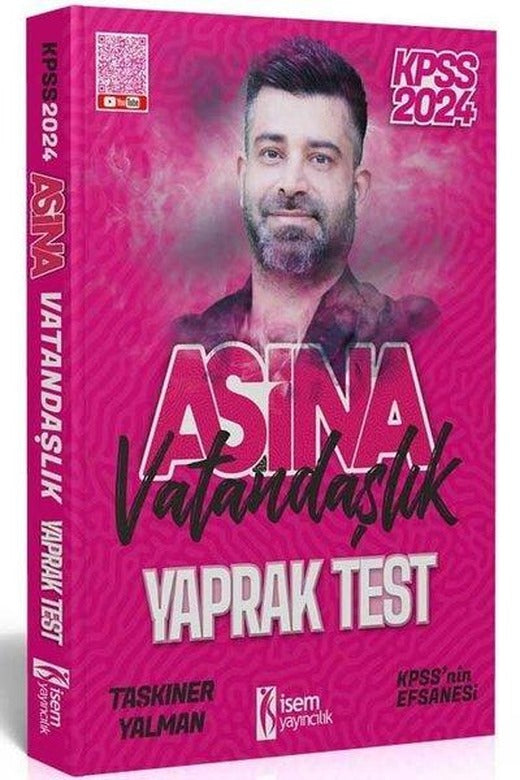 2024 KPSS Aşina Vatandaşlık Yaprak Test | İSEM Yayıncılık (İnce Kapak)