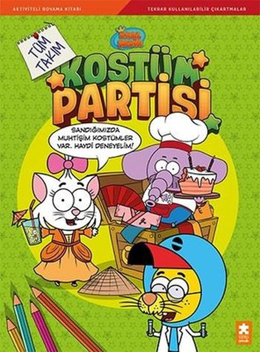 Kral Şakir Kostüm Partisi - Tüm Takım | Eksik Parça Yayınları (İnce Kapak)
