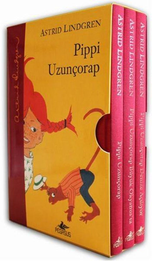 Pippi Uzunçorap Serisi Kutulu Özel Set | Pegasus (Ciltli)