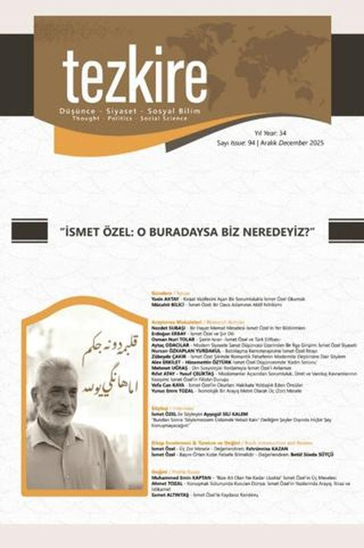 Tezkire Dergisi Sayı: 94 | Tezkire Dergisi (Ciltsiz)