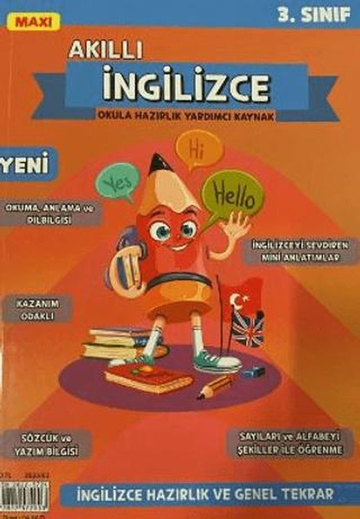 3. Sınıf Akıllı İngilizce | Maxi Yayıncılık (Ciltsiz)