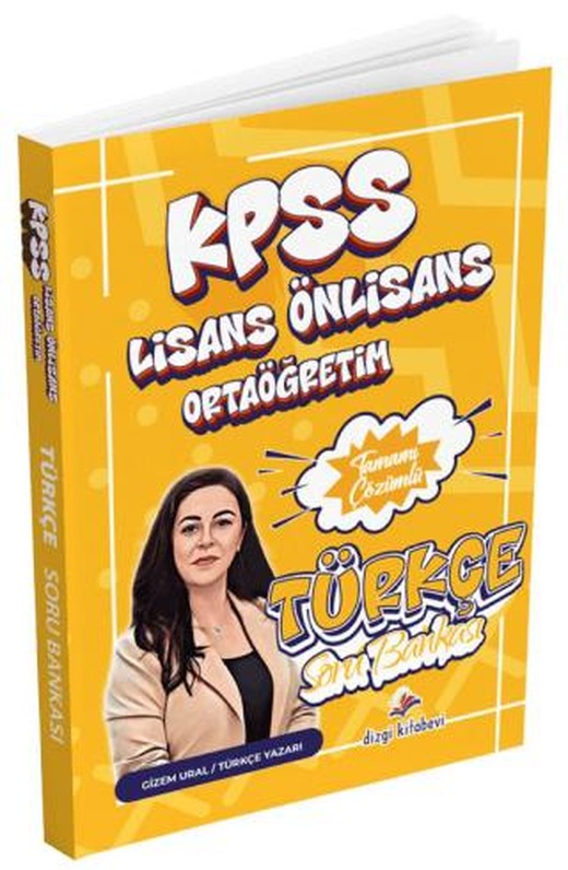 2026 KPSS Lisans Lise Ortaöğretim Ön Lisans Türkçe Soru Bankası Çözümlü | Dizgi Kitap (Ciltsiz)