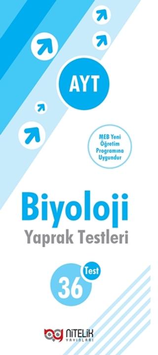 YKS AYT Biyoloji Yaprak Test | Nitelik Yayınları (Ciltsiz) - Resim 1