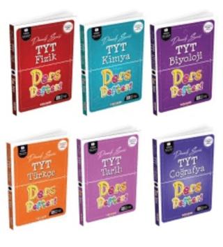TYT Fizik + Kimya + Biyoloji + Türkçe + Tarih + Coğrafya Ders Defteri Set