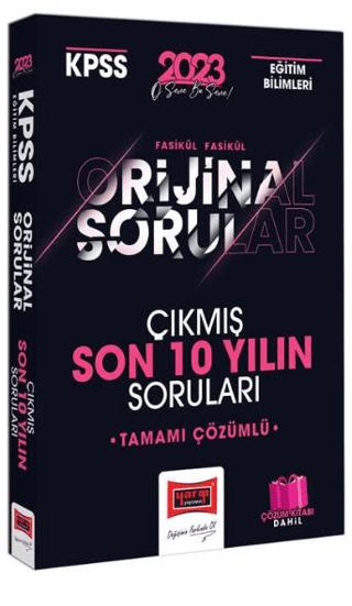 2023 KPSS Eğitim Bilimleri Fasikül Fasikül Orjinal Son 10 Yılın Çıkmış Soruları ve Çözümleri Yargı Yayınları | Yargı Yayınevi (Ciltsiz) - Resim 1