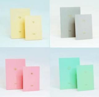 Note The Time 2li Defter Set Soft Pastel Büyük ve Küçük Çizgisiz | Note The Time - Resim 1