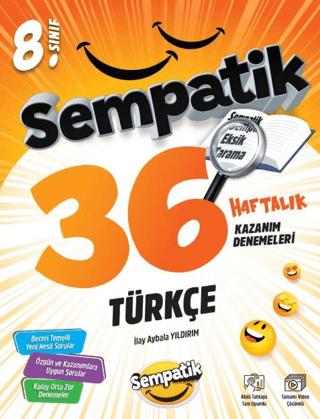 8. Sınıf Türkçe 36 Haftalık Kazanım Denemeleri | Ünlüler Karması (Ciltsiz) - Resim 1