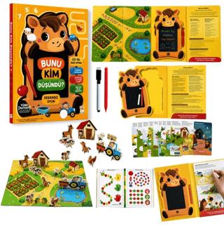 Bunu Kim Düşündü? Tabletli - Maketli Etkinlik Kitabı | Sincap Kitap (Ciltsiz) - Resim 1