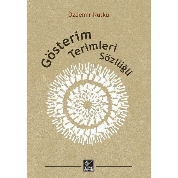 Gösterim Terimleri Sözlüğü | Kaynak Yayınları (İnce Kapak)