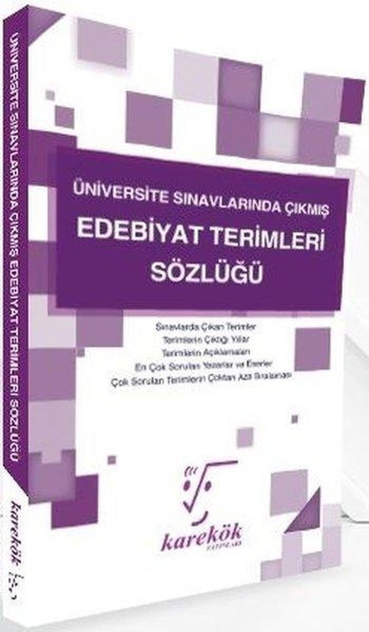 Edebiyat Terimleri Sözlüğü | Karekök Eğitim Yayın (İnce Kapak)