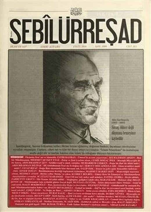 Sebilürreşad Dergisi Sayı: 1009 Eylül 2016 | Sebilürreşad Yayınevi (Ciltsiz)