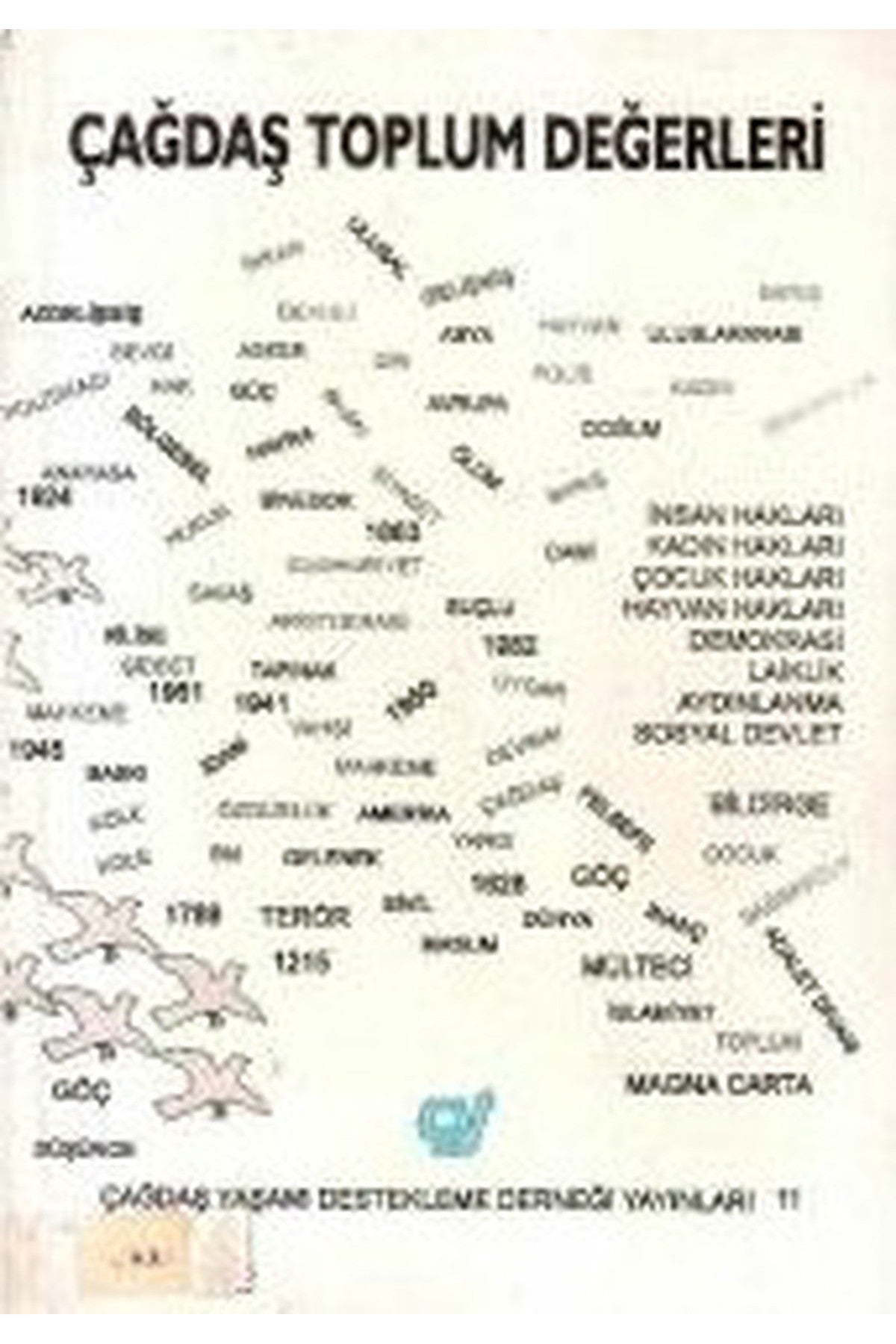 Çağdaş Toplum Değerleri - Jale Baysal (1996 Basım) kitap kapağı