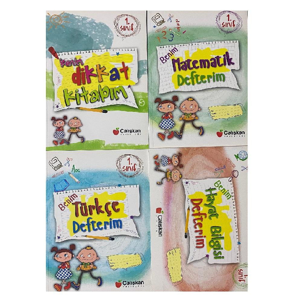 Çalışkan Yayınları 1. Sınıf Defter Seti kitap kapağı