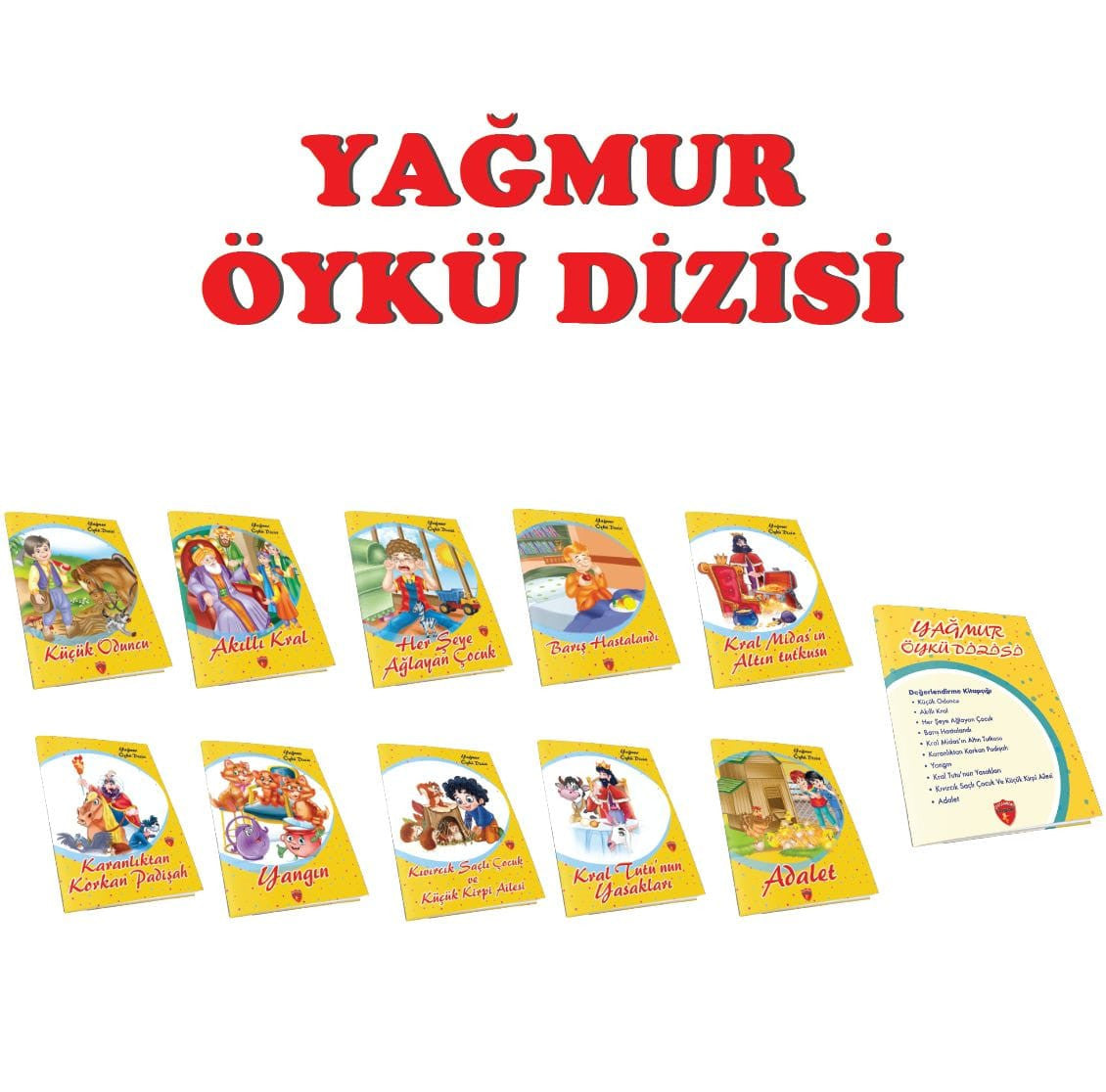 Çalışkan Arı 2026 1. Sınıf Yağmur Öykü (10 Kitap - Sınav) - Aziz Sivaslıoğlu - Aslı Özer kitap kapağı