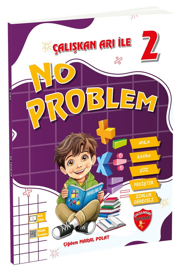 Çalışkan Arı 2026 2. Sınıf No Problem kitap kapağı