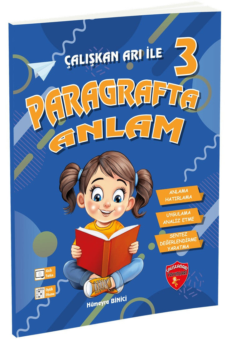 Çalışkan Arı 2026 3. Sınıf Paragrafta Anlam kitap kapağı