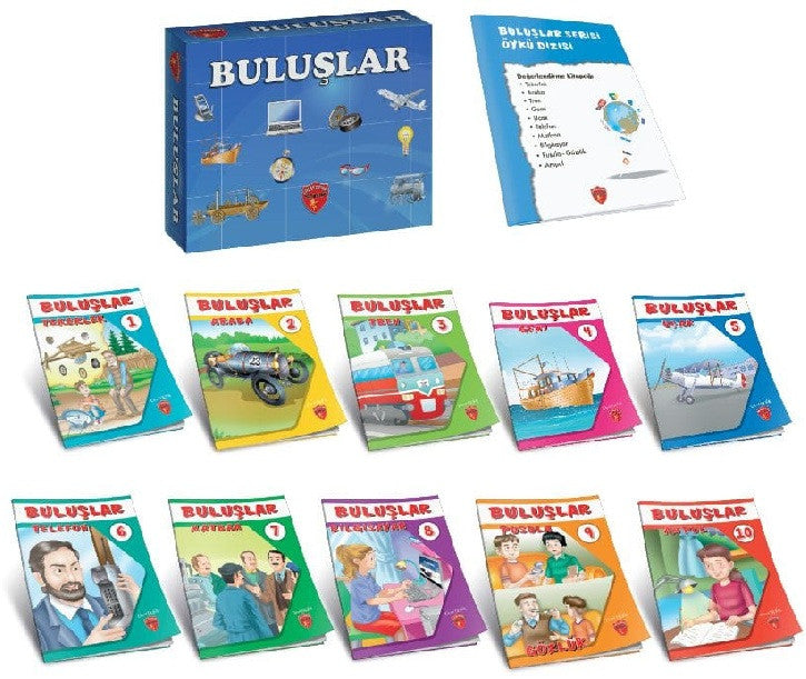 Çalışkan Arı 2026 4. Sınıf Buluşlar Bilim Serisi - Cezmi Ersöz (10 Kitap Sınav Kutulu) kitap kapağı