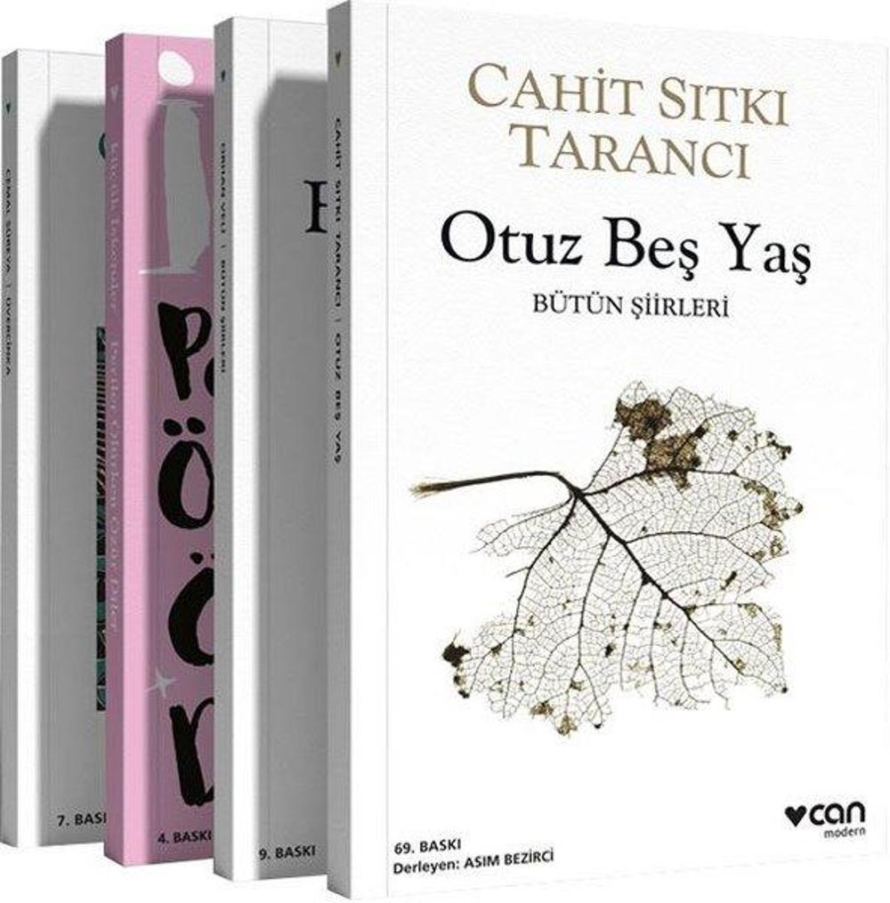Can Yayınları Şiir Kitapları Seti - 4 Kitap Takım | Can Yayınları