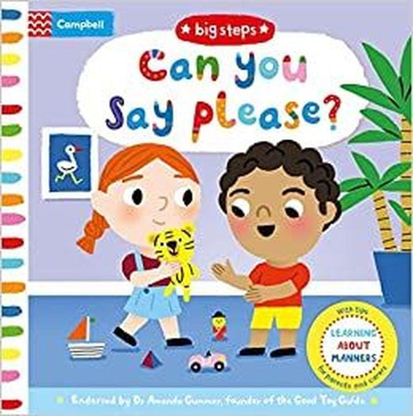 Can You Say Please? : Learning About Manners - Campbell Books kitap kapağı
