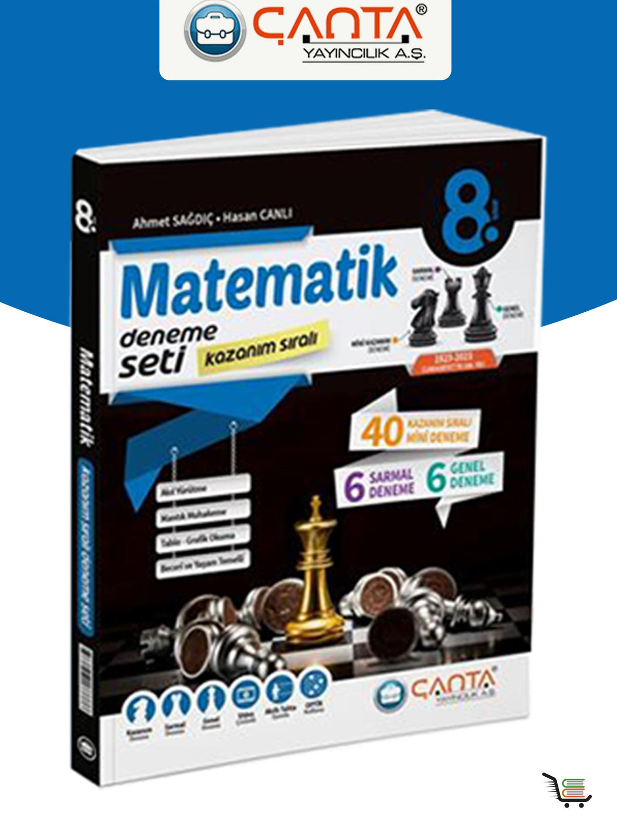 Çanta 8. Sınıf Mini Matematik Kazanım Sıralı Deneme Seti - Kolektif kitap kapağı