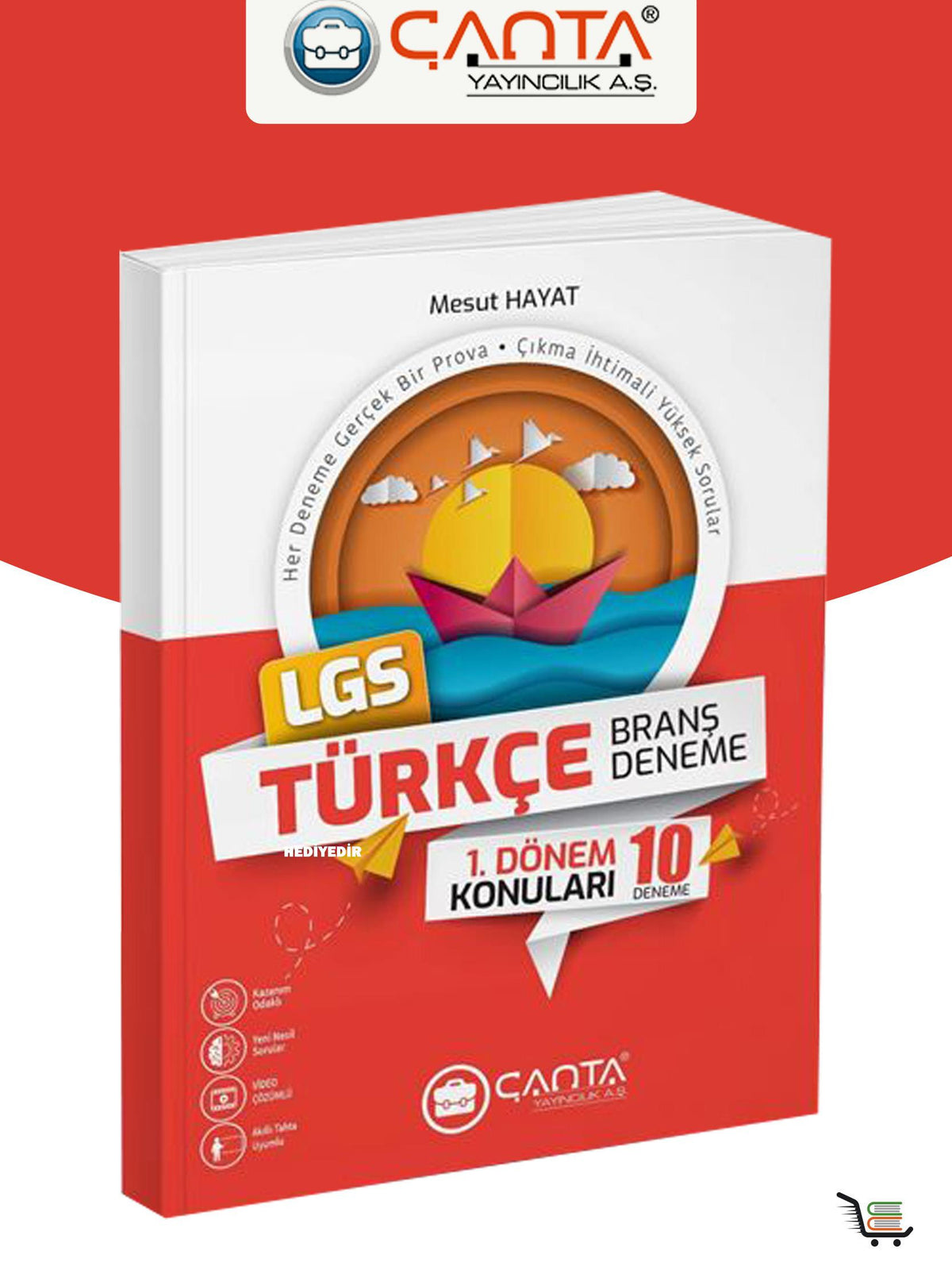 Çanta LGS Türkçe 1.Dönem Branş Deneme - Kolektif kitap kapağı