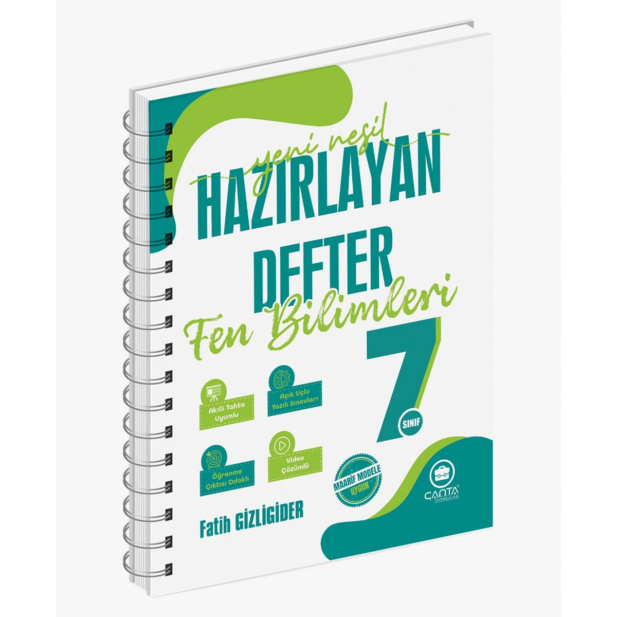 Çanta Yayınları 7. Sınıf Fen Bilimleri Hazırlayan Defter Maarif Model kitap kapağı