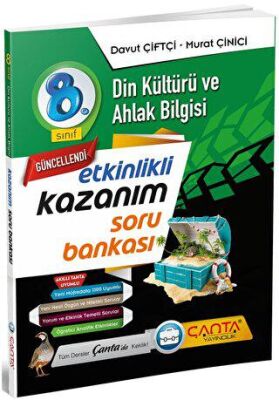 8. Sınıf Din Kültürü Kazanım Soru Bankası - Davut Çiftçi kitap kapağı