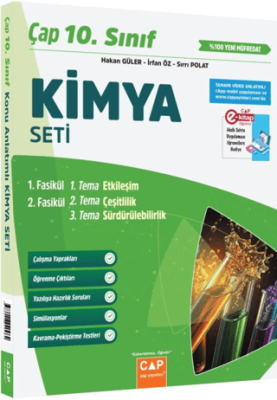 10. Sınıf Kimya Seti - Komisyon kitap kapağı