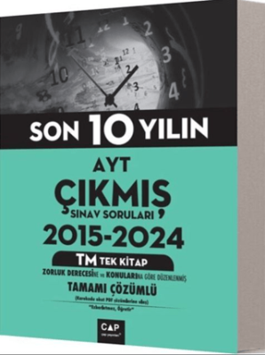 AYT TM Tek Kitap Son 10 Yılın Çıkmış Soruları - Kolektif kitap kapağı