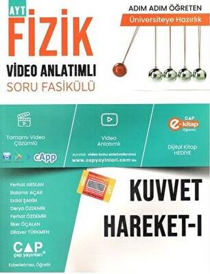 Fizik Kuvvet Hareket 1 Video Anlatımlı Soru Fasikülü - Kolektif kitap kapağı