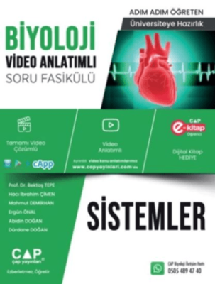 Üniversiteye Hazırlık Biyoloji Sistemler Soru Fasikülü - Kolektif kitap kapağı
