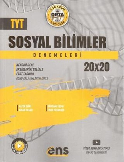 TYT Sosyal Bilimler 20 x 20 Deneme | ENS Yayınları (Ciltsiz)