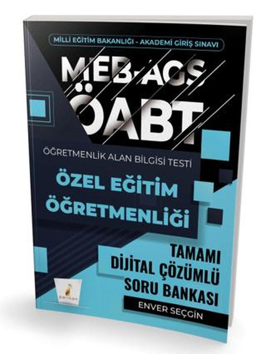 MEB-AGS ÖABT Özel Eğitim Öğretmenliği Tamamı Çözümlü Soru Bankası | Pelikan Tıp Teknik Yayıncılık (Ciltsiz)