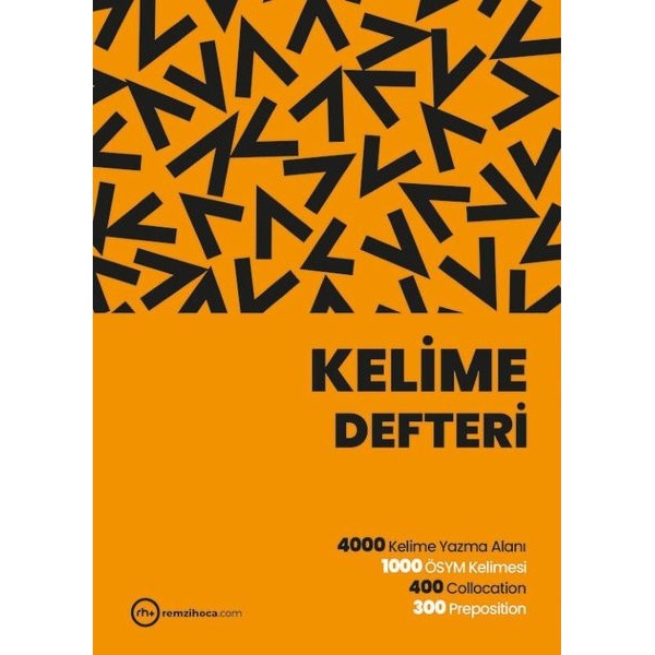YDS - YÖKDİL Kelime Defteri | Remzi Hoca Yayınları (İnce Kapak)