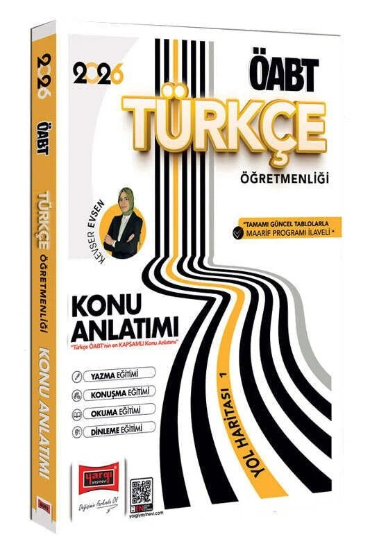 2026 ÖABT Türkçe Öğretmenliği Yazma Eğitimi - Konuşma Eğitimi - Okuma Eğitimi - Dinleme Eğitimi Konu Anlatımı Yol Haritası 1 | Yargı Yayınevi (Ciltsiz)