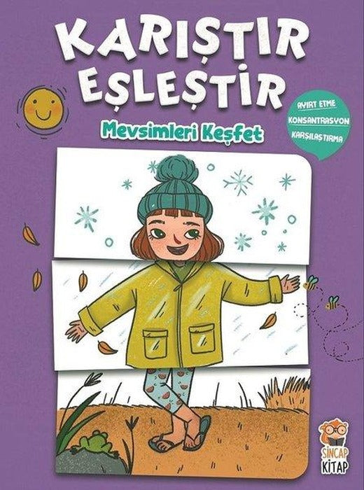 Mevsimleri Keşfet-Karıştır Eşleştir | Sincap Kitap (İnce Kapak)