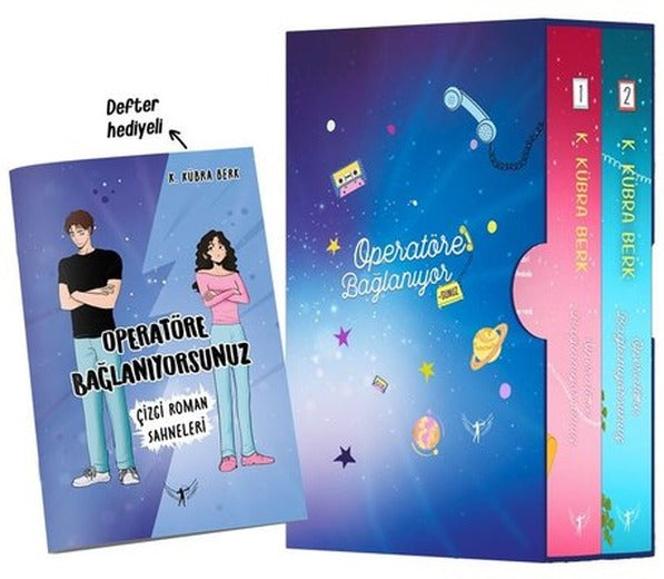 Operatöre Bağlanıyorsunuz Seti - Yan Boyamalı Kutulu - 2 Kitap Takım | Artemis Yayınları (Ciltli)