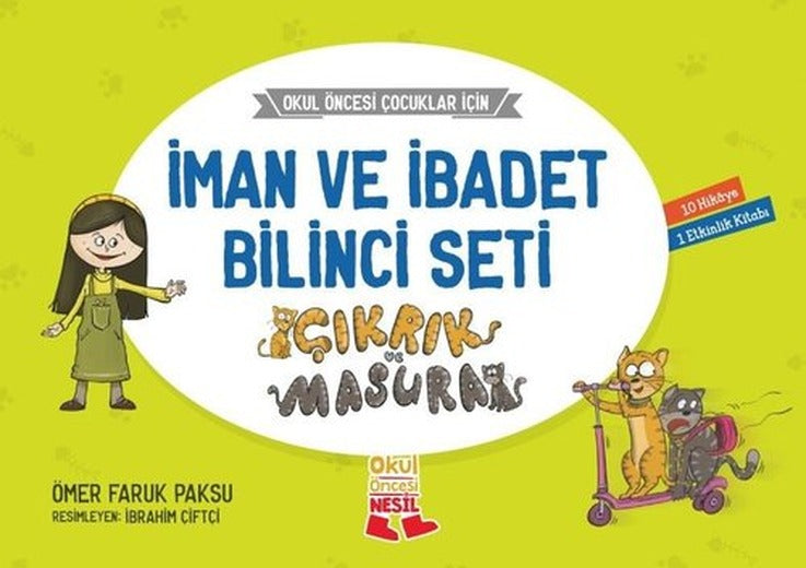 İman ve İbadet Bilinci Seti -10 Kitap Takım | Nesil Çocuk Yayınları - Çocuk Kitapları Dizisi (İnce Kapak)