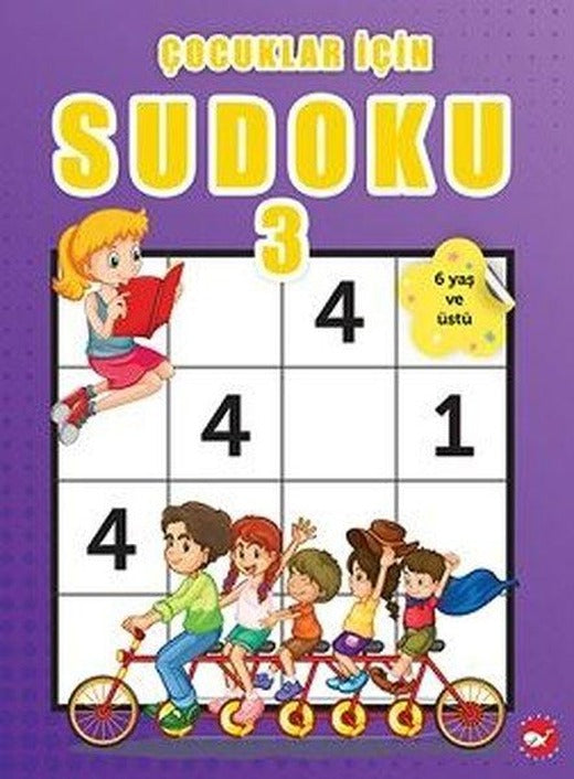 Çocuklar İçin Sudoku 3 - 6 Yaş ve Üstü | Beyaz Balina Yayınları (İnce Kapak)