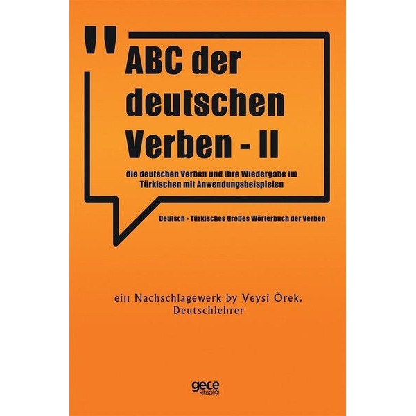 ABC Der Deutschen Verben - 2 | Gece Kitaplığı