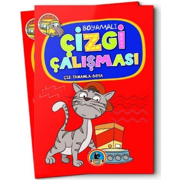 Boyamalı Kalın Çizgi Çalışması 2