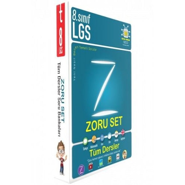 8.Sınıf Tüm Dersler Zoru Bankası Set | Tonguç Akademi (İnce Kapak)