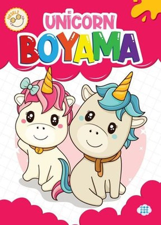 Neşeli Unicorn Boyama | Dokuz Yayınları